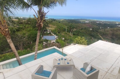 Tropical Retreat with Panoramic Ocean Views in La Jagua, Las Terrenas: A Unique Resale Opportunity