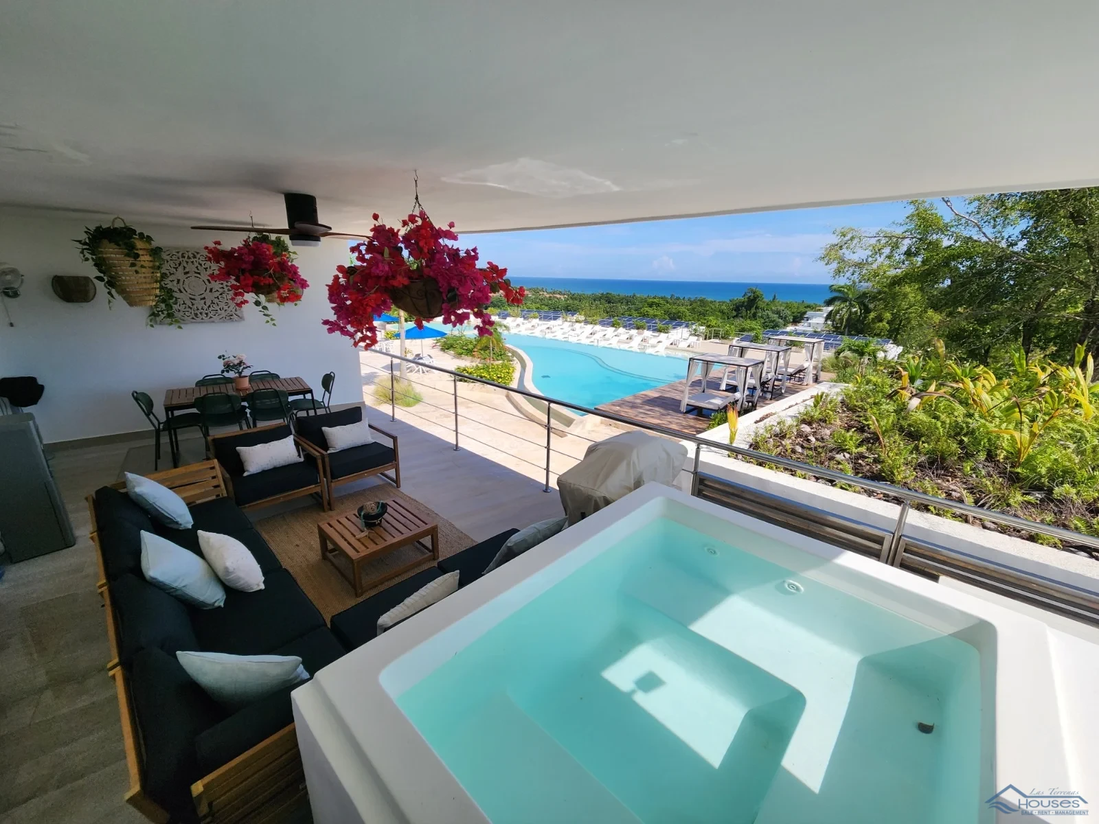 Ocean View Condo for Sale in Spirit of Terrenas with Covered Terrace, Private Jacuzzi & CONFOTUR